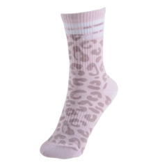 Nebbia Crew ponožky s leopardím vzorem PRIMAL 106