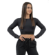 Nebbia Dámský crop top s dlouhým rukávem INTENSE Perform 839