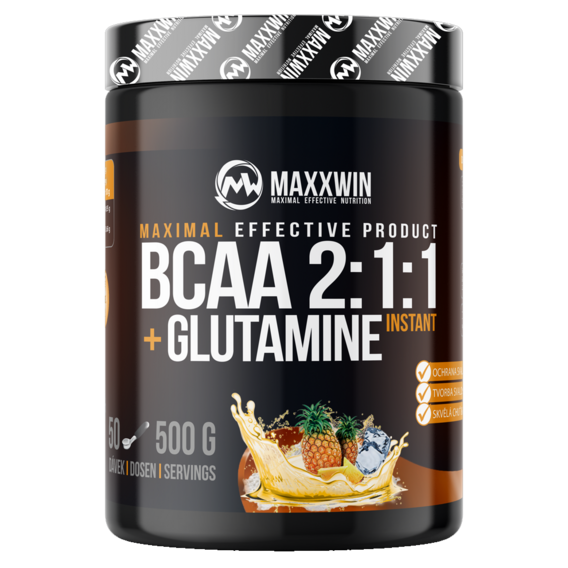 Maxxwin BCAA + Glutamine 500g - ananas