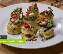 Cuketové rolky s kozím syrom - #varimefit