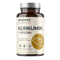 Allnature Kurkumin s piperinem