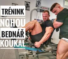 Odrážači Slavoj Bednár a Pavel Koukal na spoločnom tréningu stehien