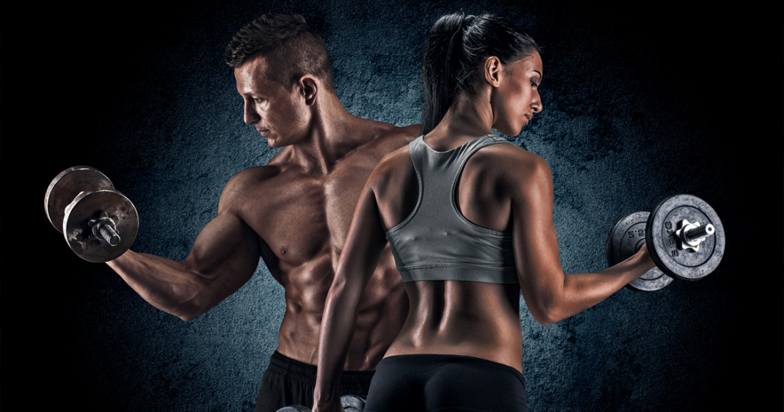 fitness muž a žena