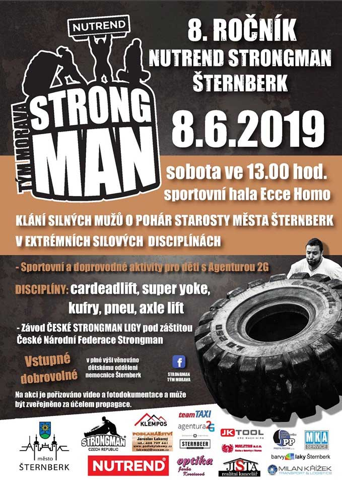 Strongman Šternberk 2019 - pozvánka!