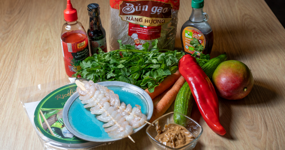 Jarní závitky - ingredience
