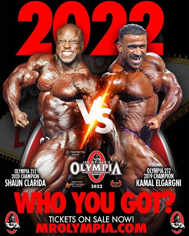 Shaun Clarida a Kamal Elgargni - 212 Olympia 2022