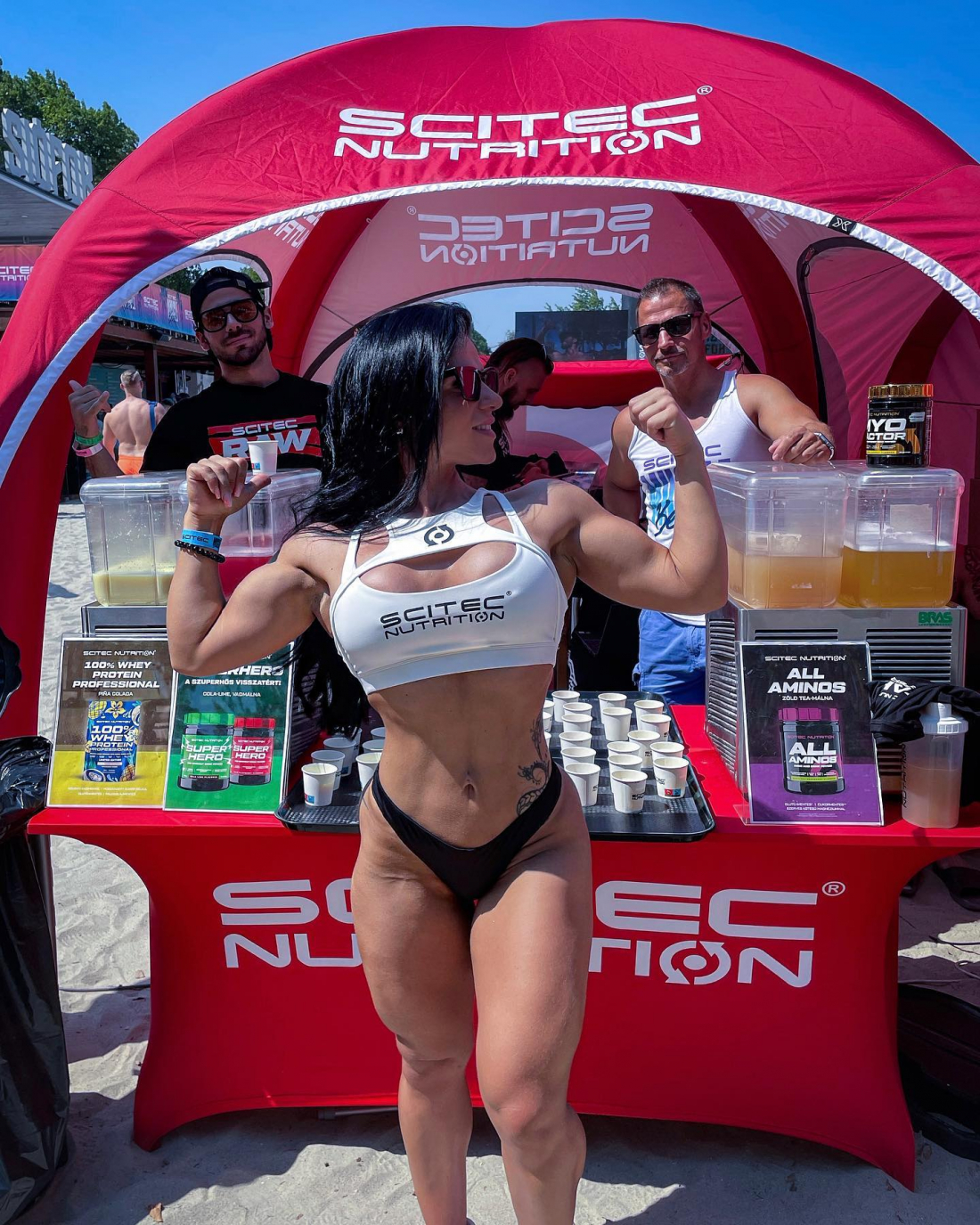 SciTec Nutrition ochutnávka Muscle Beach
