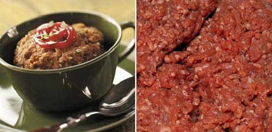 Mug cake z hovězího masa