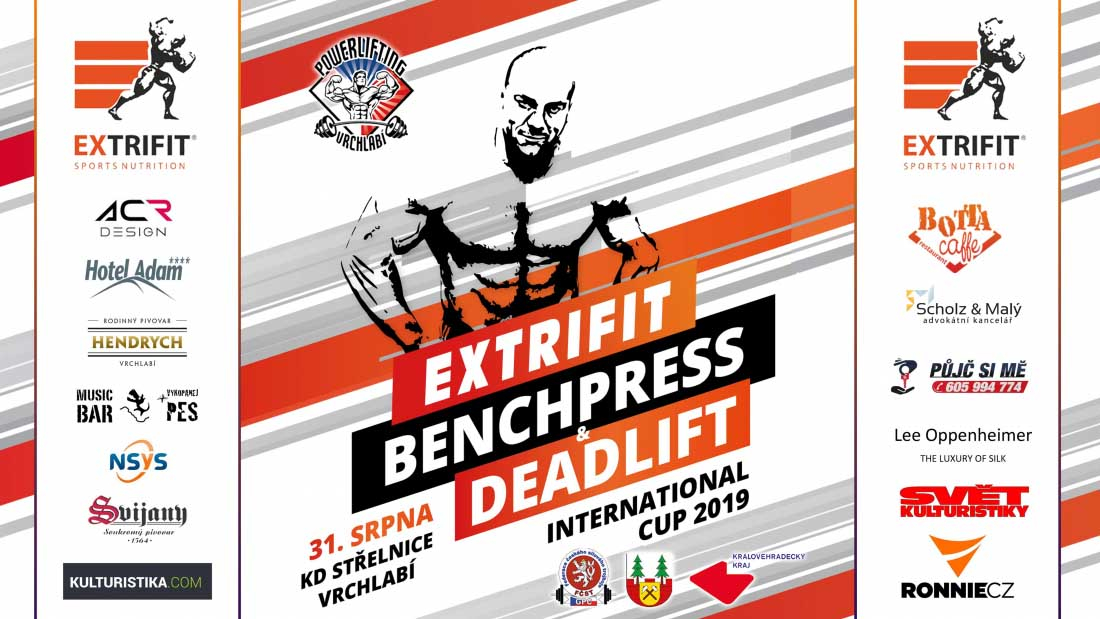 EXTRIFIT BENCHPRESS & DEADLIFT International Cup 2019 – pozvánka na závody