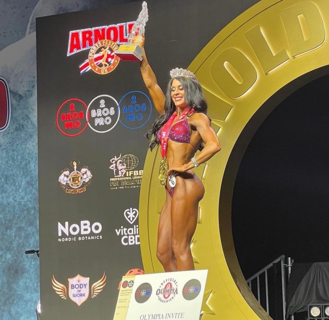 Ashley Kaltwasser vítězkou Arnold Classic 2022 UK
