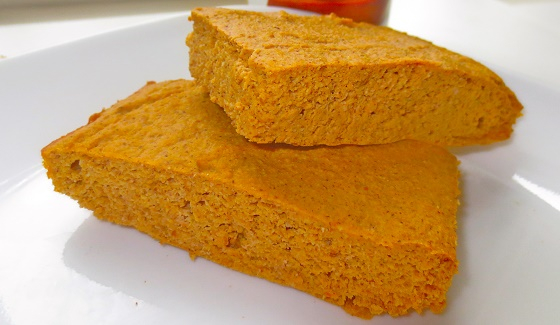 Dýňová proteinová buchta