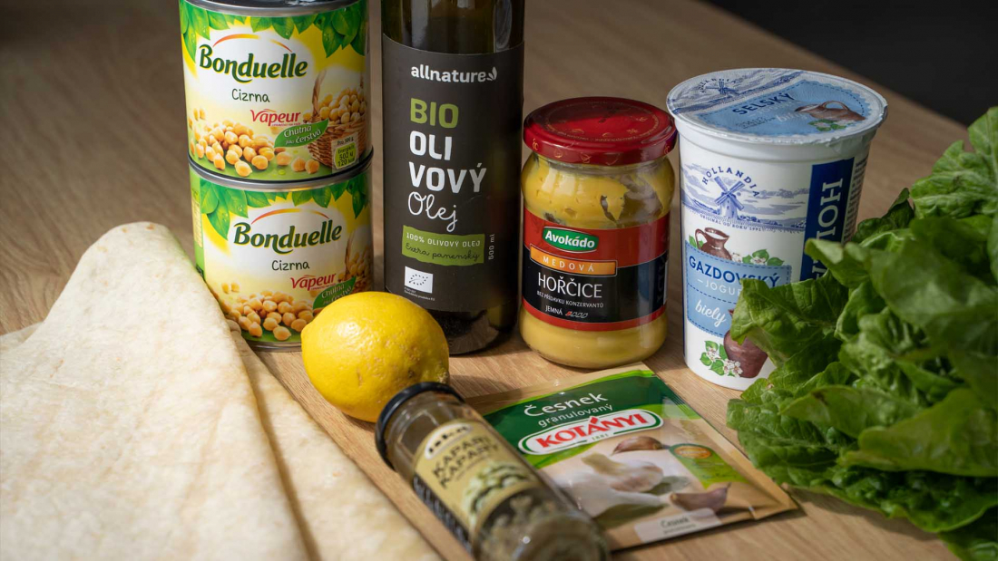 Ingredience použité v receptu