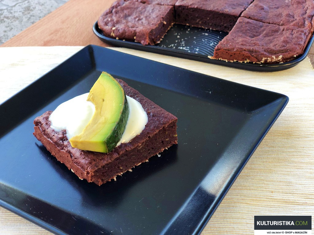 Recept na avokádové brownies