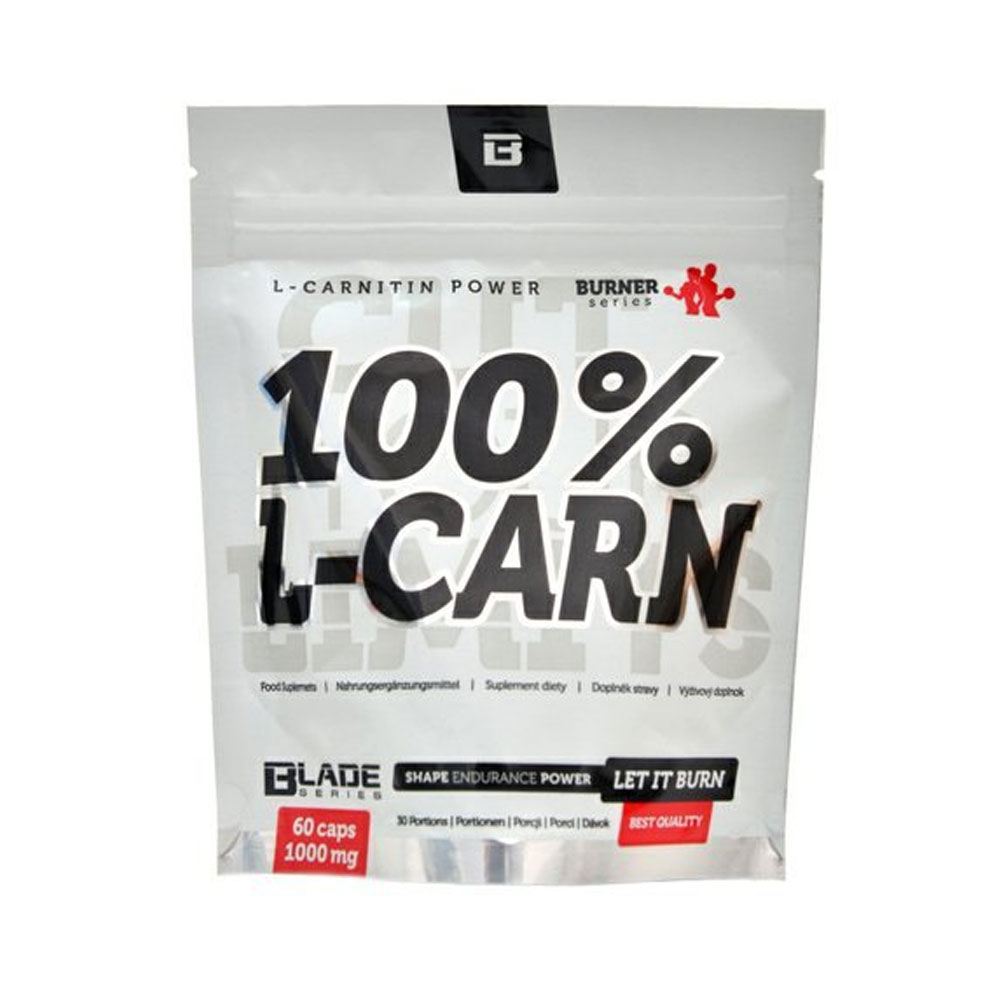 HiTec Nutrition 100% L-Carn  60 Kapslí