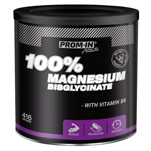 PROM-IN 100% Magnesium Bisglycinate Citrón (Stevia) 390 Gramů