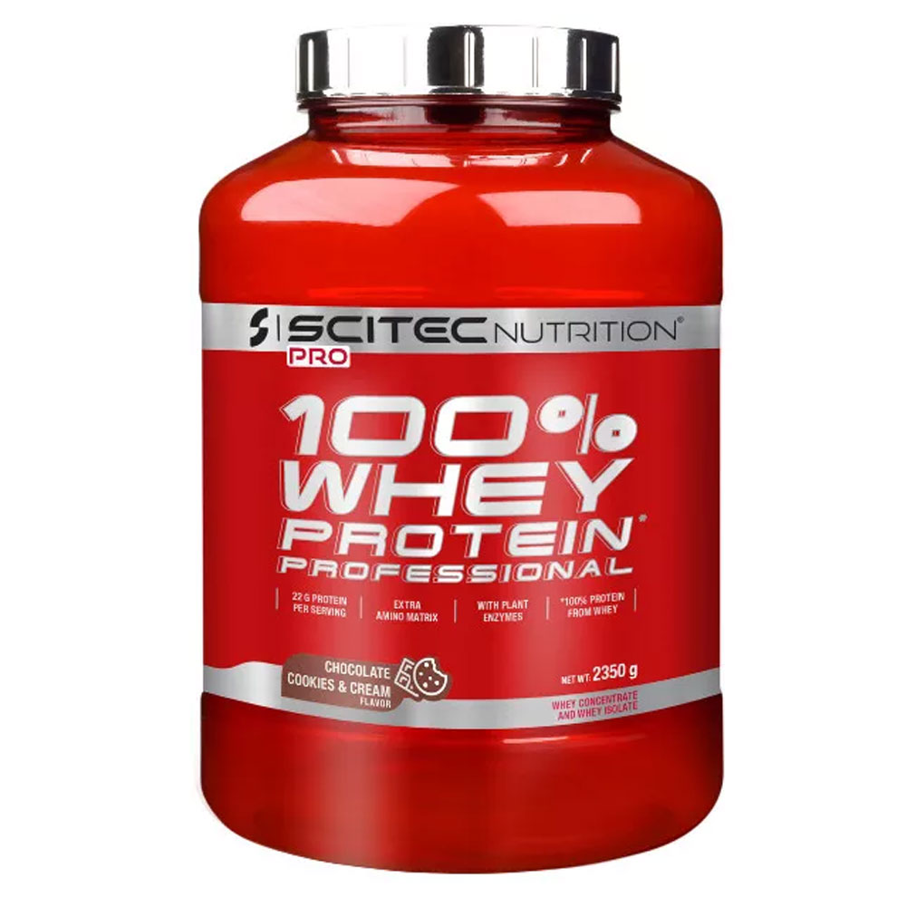 Scitec Nutrition 100% Whey Protein Professional Jahoda 500 Gramů
