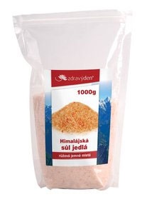 Zdravý den Himalájská sůl Jemná 1000 Gramů