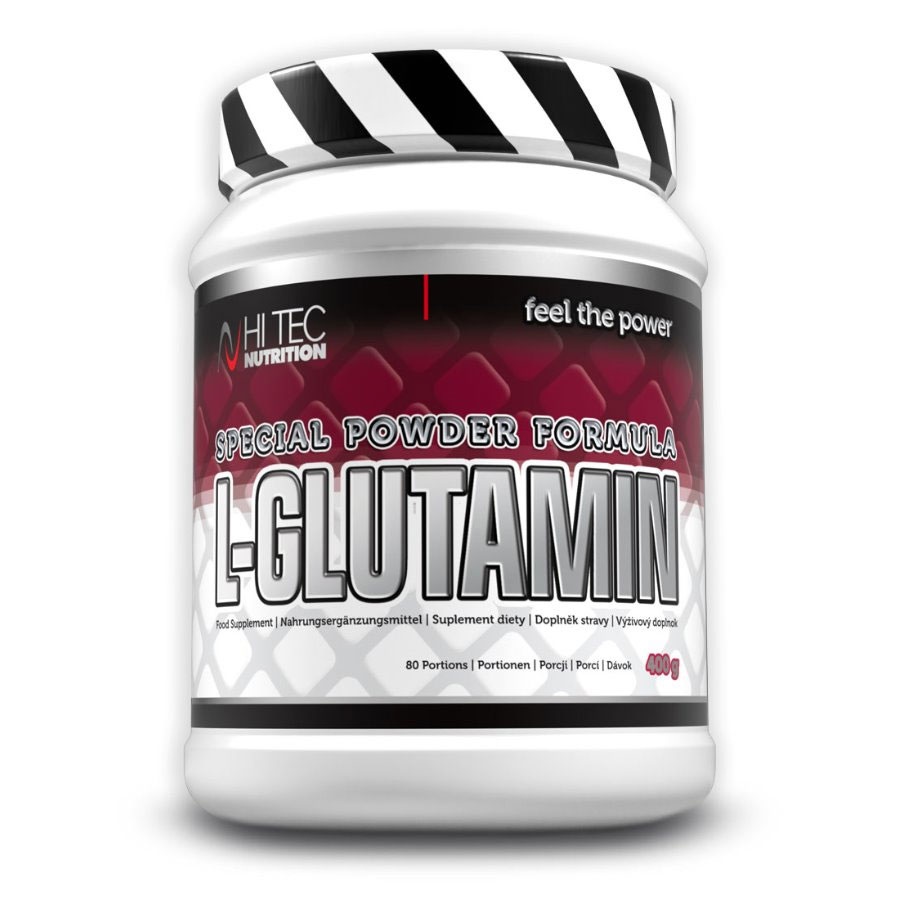 HiTec Nutrition L-Glutamin Bez příchutě 400 Gramů