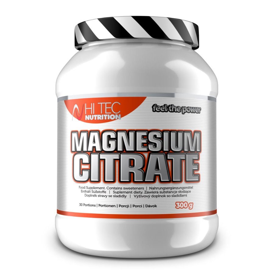HiTec Nutrition Magnesium Citrate Pomeranč 300 Gramů