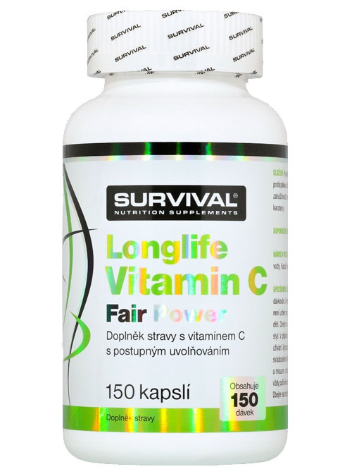 Survival Longlife Vitamin C Fair Power  150 Kapslí