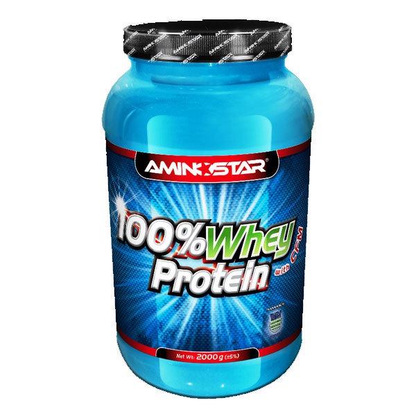Aminostar 100% Whey Protein CFM Banán 2000 Gramů
