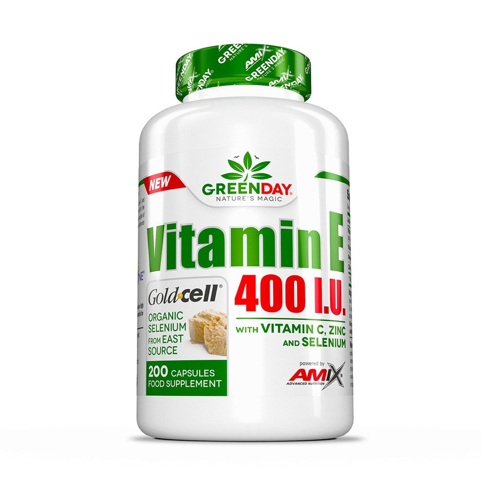 Amix Nutrition Vitamin E 400 I.U. LIFE+  200 Kapslí