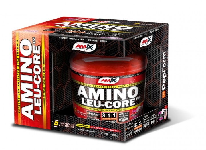 Amix Nutrition Amino Leu-Core 8:1:1 Ovocný punč 390 Gramů