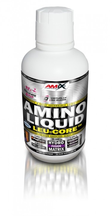 Amix Nutrition Amino Liquid LEU-CORE Lesní plody 920ml
