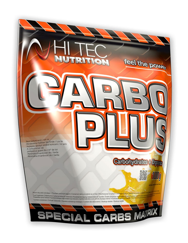 HiTec Nutrition Carbo Plus Pomeranč 1000 Gramů