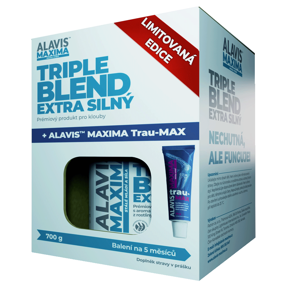 Alavis Alavis MAXIMA Triple Blend Extra Silný  + Alavis MAXIMA Trau-Max  700 Gramů