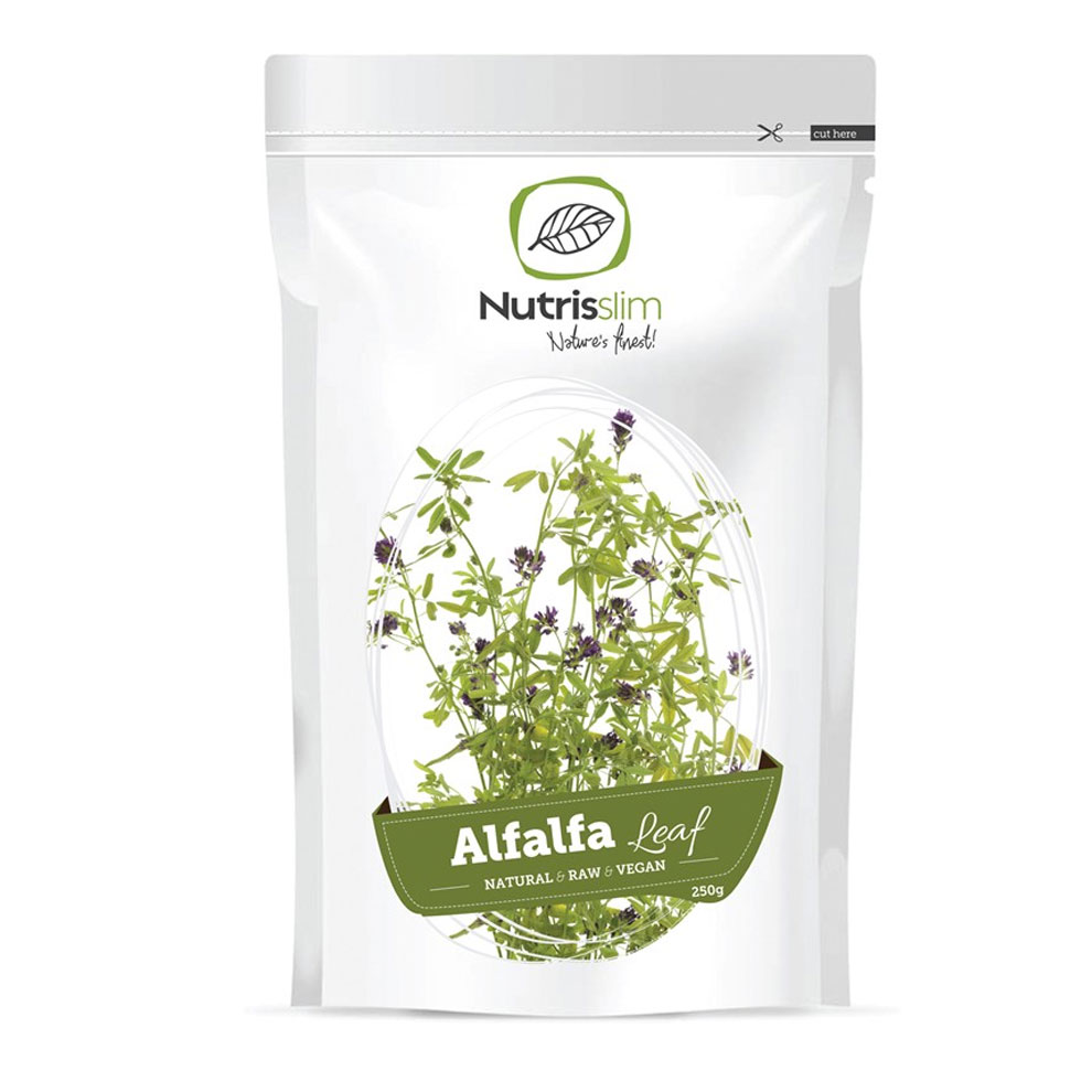Nutrisslim Alfalfa Leaf Powder Bez příchutě 250 Gramů