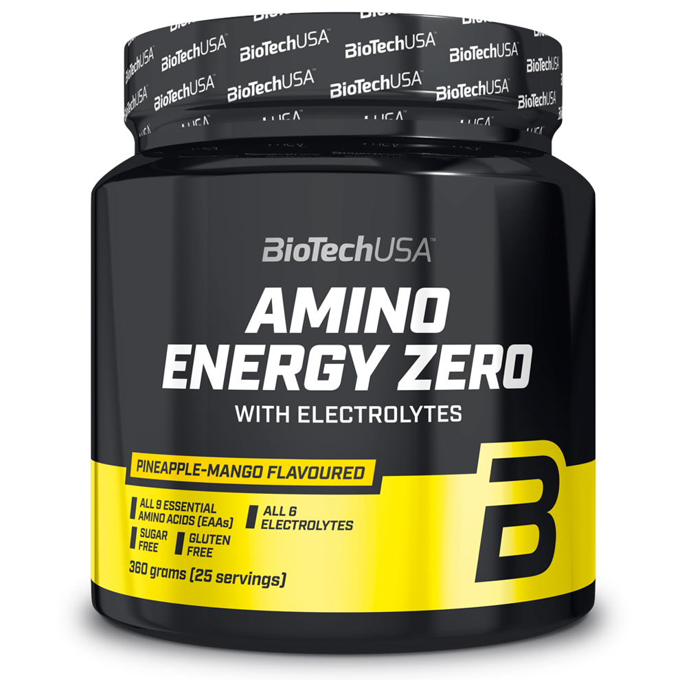BiotechUSA Amino Energy Zero s elektrolyty Limetka 360 Gramů