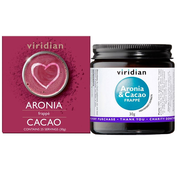 Viridian Aronia & Cacao Frappé Bez příchutě 30 Gramů