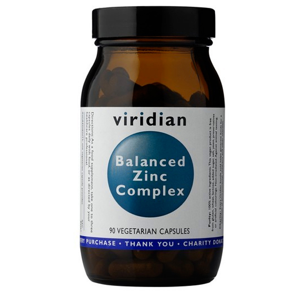 Viridian Balanced Zinc Complex  90 Kapslí