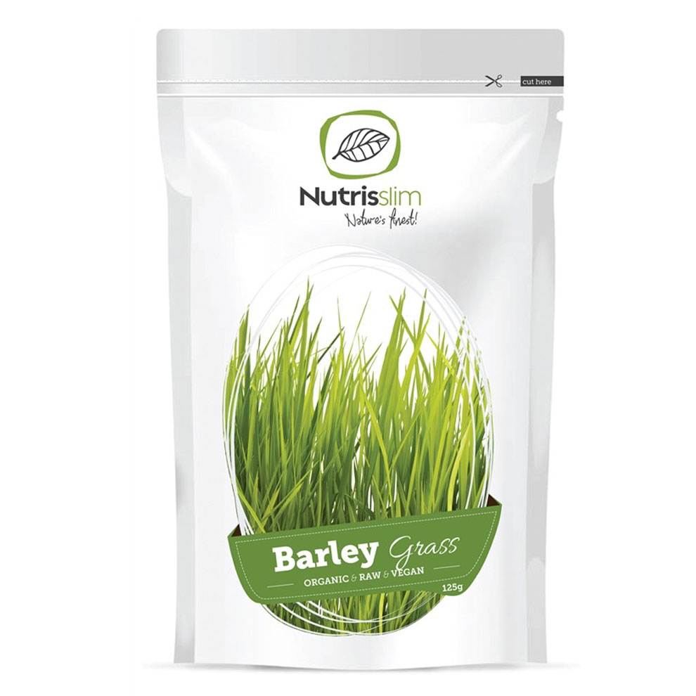 Nutrisslim Barley Grass Powder (China) BIO Bez příchutě 125 Gramů