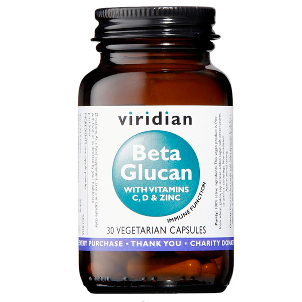 Viridian Beta Glucan  30 Kapslí
