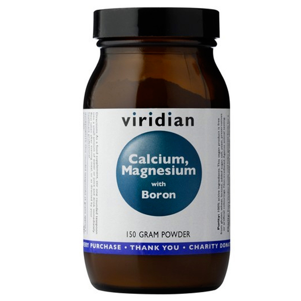 Viridian Calcium Magnesium Boron Power Bez příchutě 150 Gramů