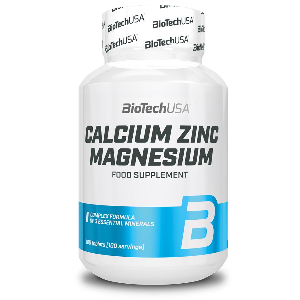 BiotechUSA Calcium Zinc Magnesium  100 Tablet