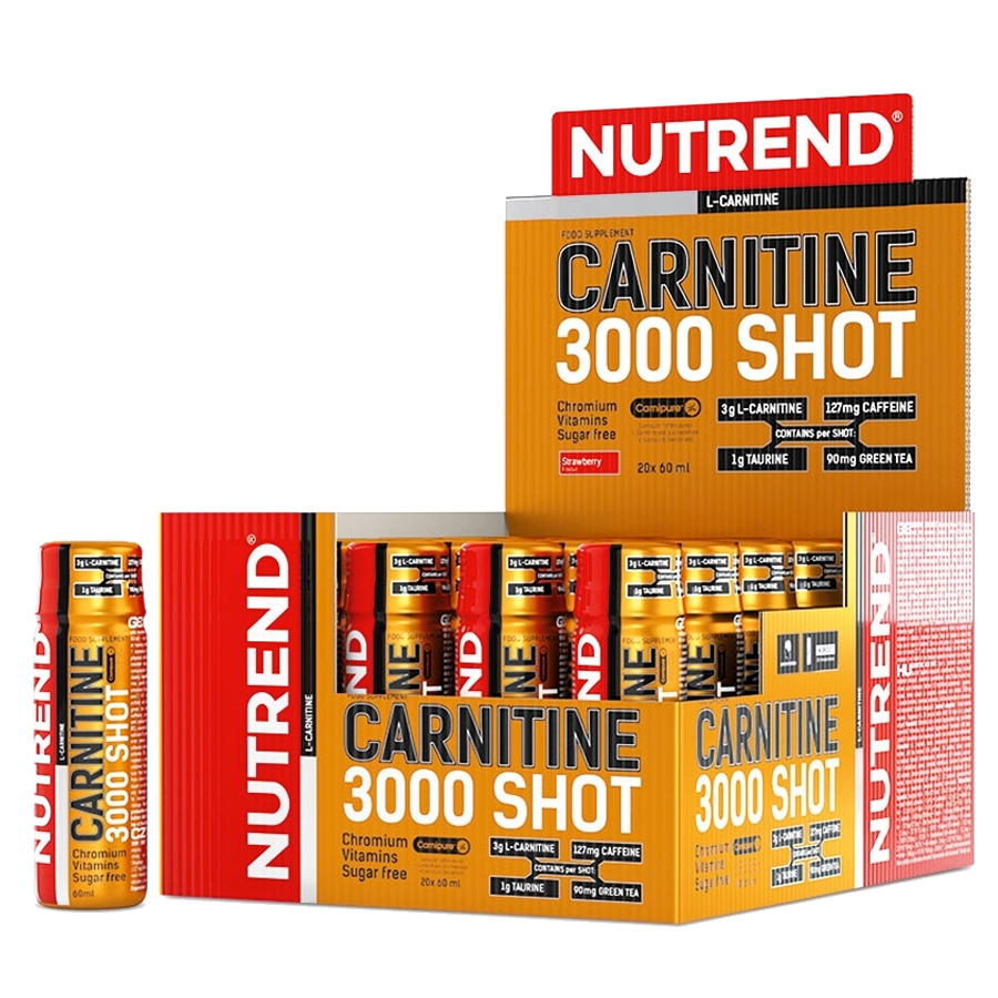 Nutrend Carnitine 3000 Shot Jahoda 1200ml