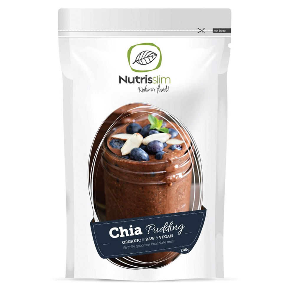 Nutrisslim Chia Pudding BIO Bez příchutě 200 Gramů