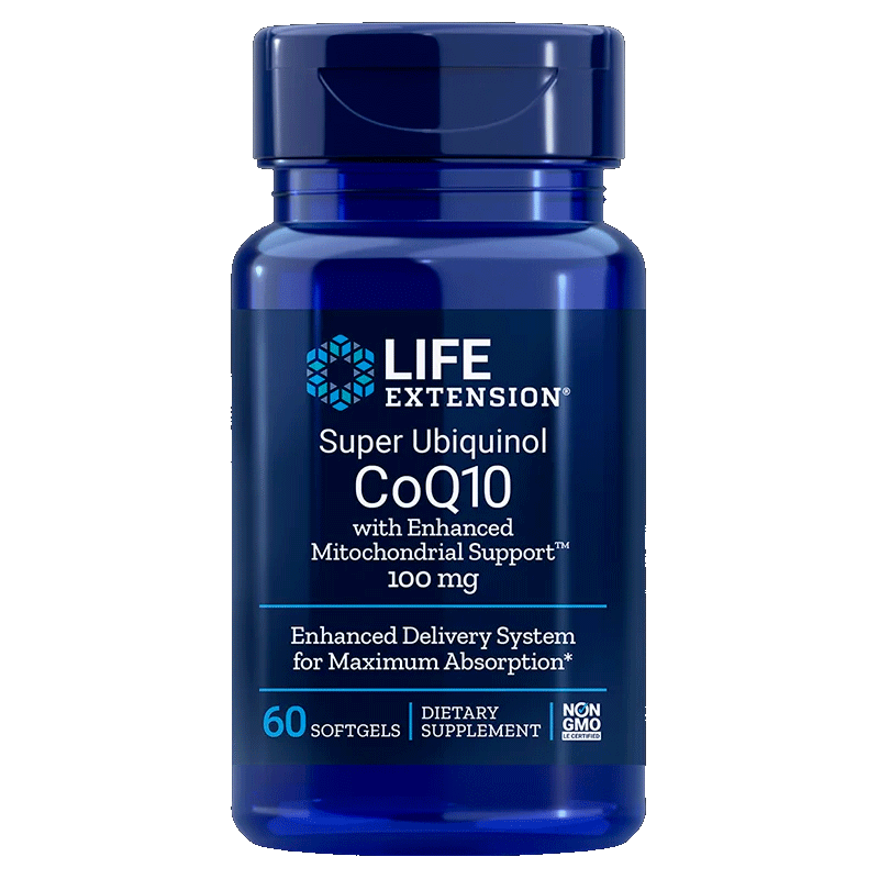 Life Extension Super Ubiquinol CoQ10 with Enhanced Mitochondrial Support 100mg  30 Tobolek