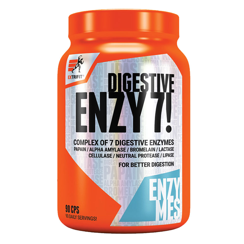 Extrifit Enzy 7! Digestive Enzymes  90 Kapslí