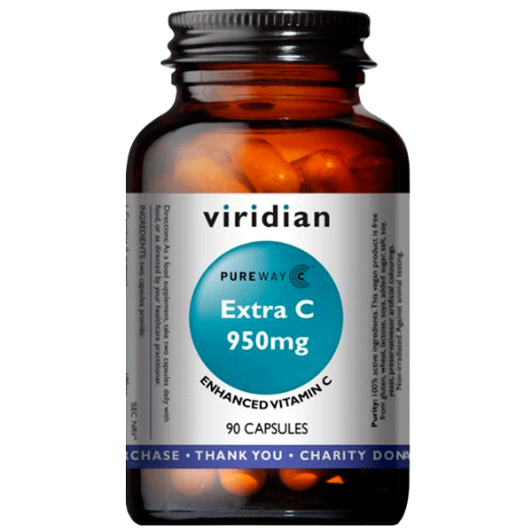 Viridian Extra C 950mg  120 Kapslí
