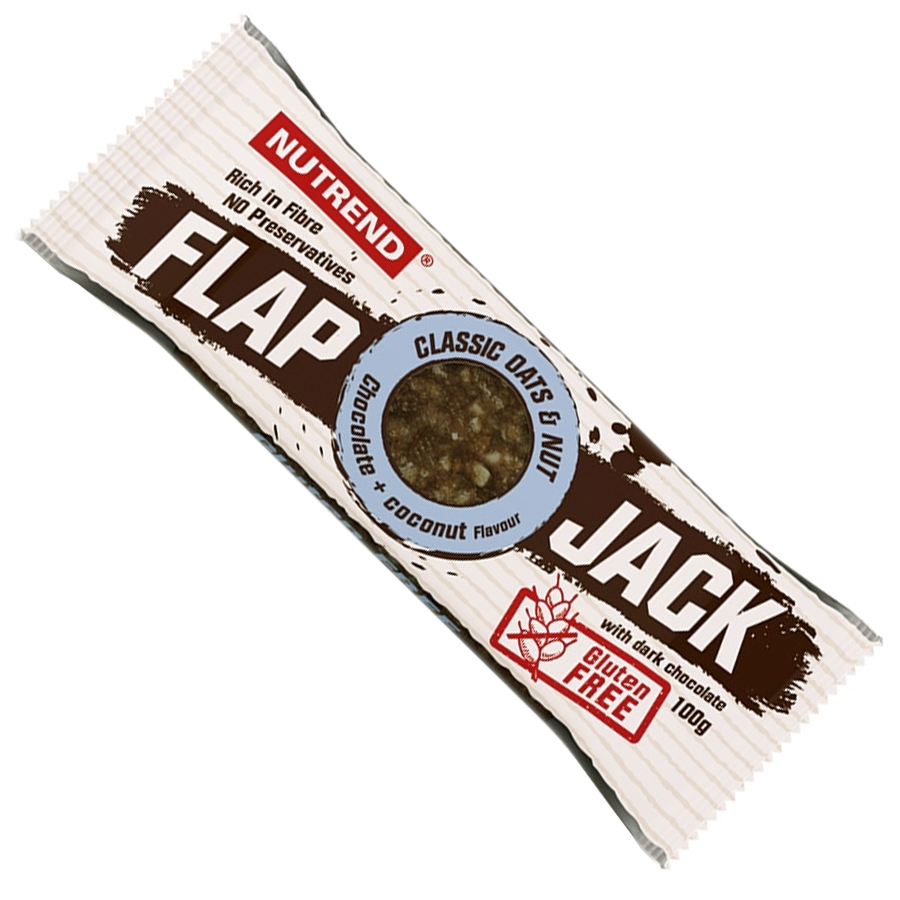 Nutrend FlapJack Gluten Free Čokoláda, Višeň 100 Gramů