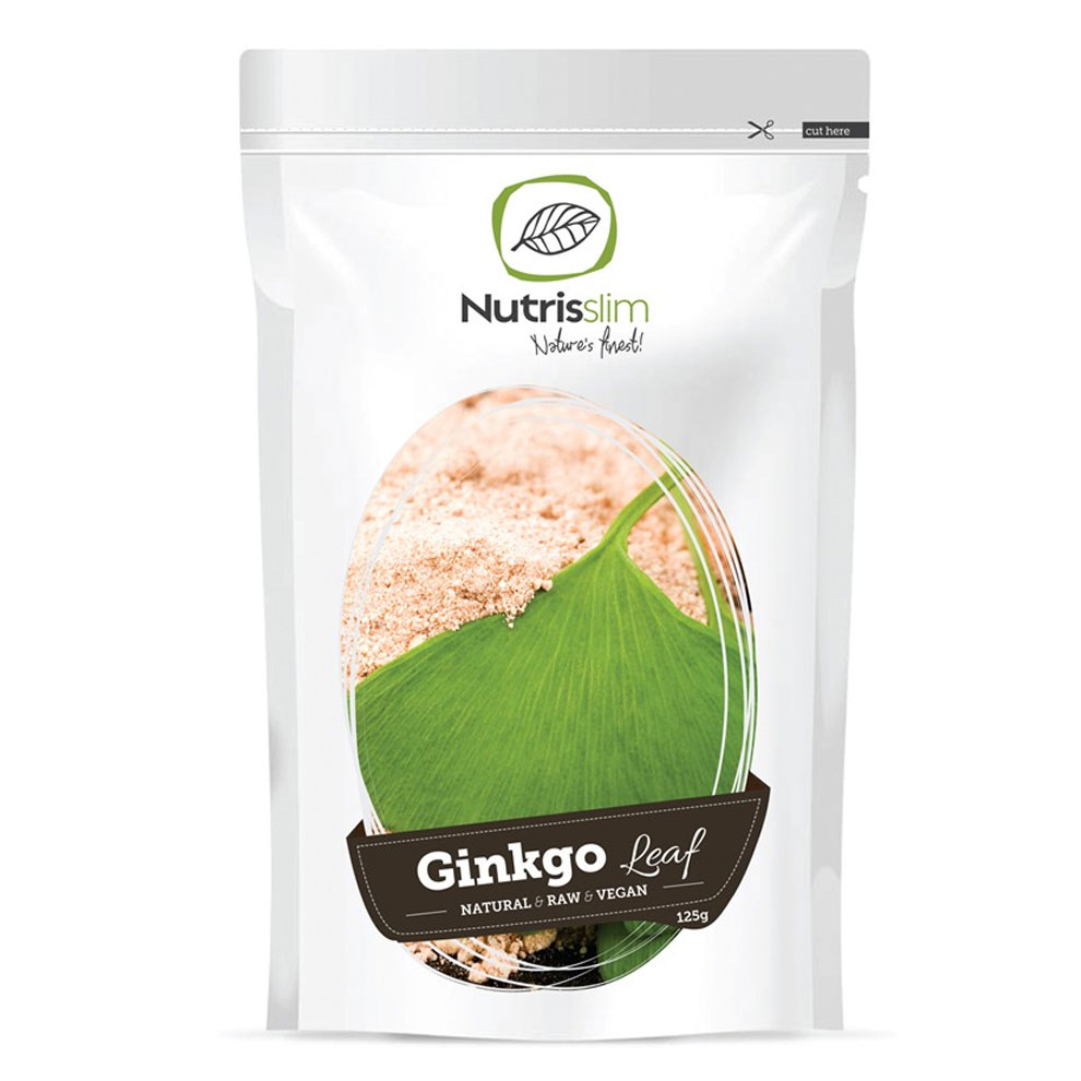 Nutrisslim Ginkgo Biloba Leaf Powder Bez příchutě 125 Gramů