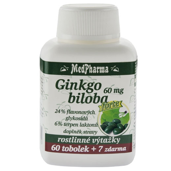 MedPharma Ginkgo biloba Forte 60 mg  67 Tablet