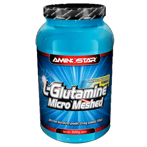 Aminostar L-Glutamine Micro meshed Bez příchutě 500 Gramů