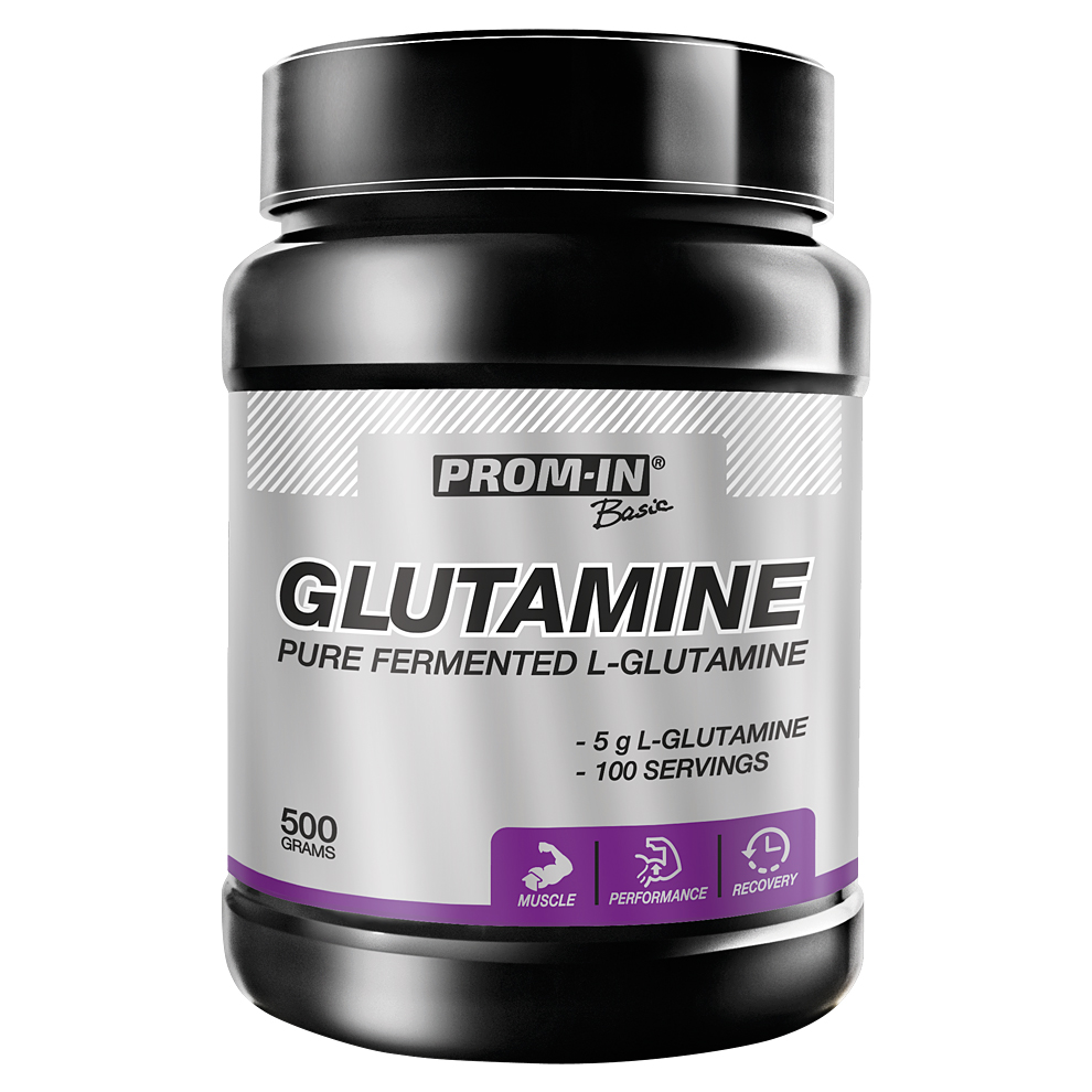 PROM-IN Glutamine Micro Powder Bez příchutě 500 Gramů