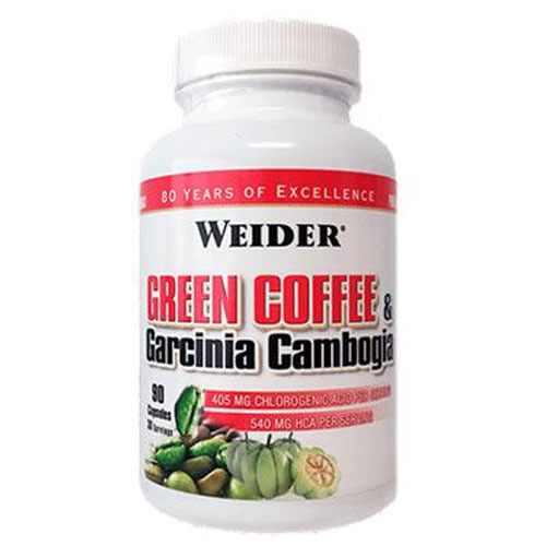 Weider Green Coffee & Garcinia Cambogia  90 Kapslí