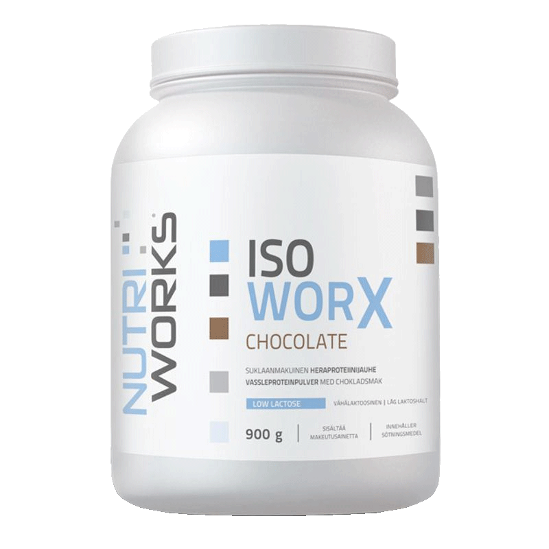 NutriWorks Iso Worx Low Lactose Čokoláda 900 Gramů